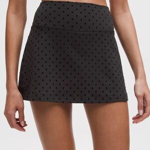 NWT Lululemon Polka Flock Align Skirt Size 6 Small Polka Dot 14"